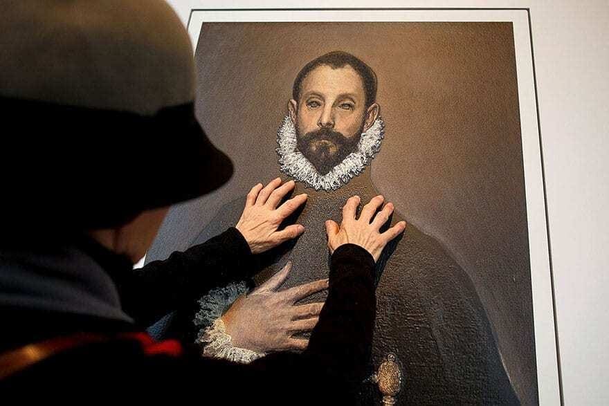 Técnica de Impressão 3D deficientes visuais sintir obras de arte