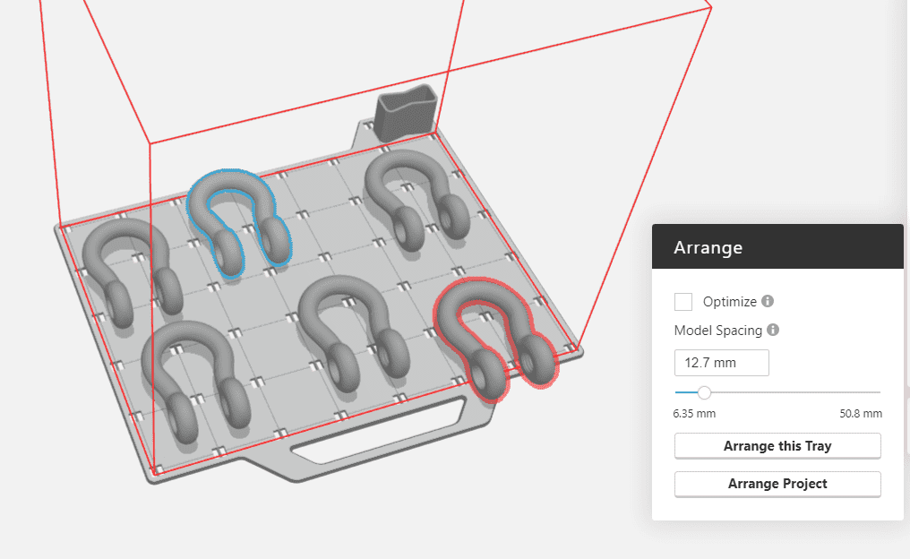 GrabCAD Print Arrange Tool