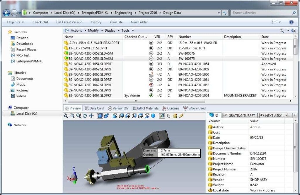 curso SOLIDWORKS PDM - PDMWorks