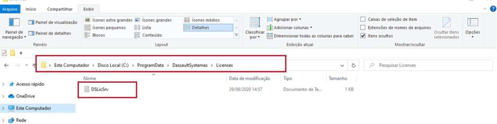 licença catia