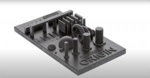Impressora 3D Origin One - Peça impressa
