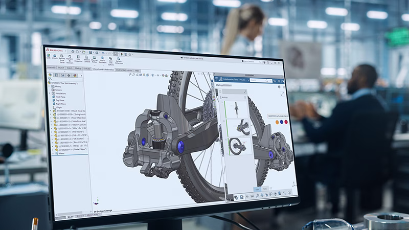 Produtividade da engenharia com o SOLIDWORKS atualizado
