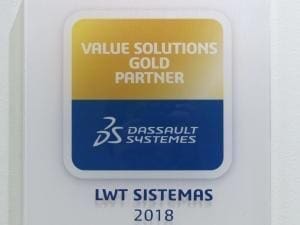 A LWT Sistemas conquistou o prêmio de parceiro GOLD da Dassault Systemès 1