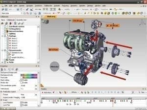 Programa de Ilustração 3D com Motor de carro desenhado. Confira o que a LWT separou para você!